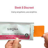 Sirona Herbal Period Pain Relief Patches - Pack of 5 | Instant Relief from Menstrual Cramps | Cool Patches with No Chemical Actives | No Side Effects