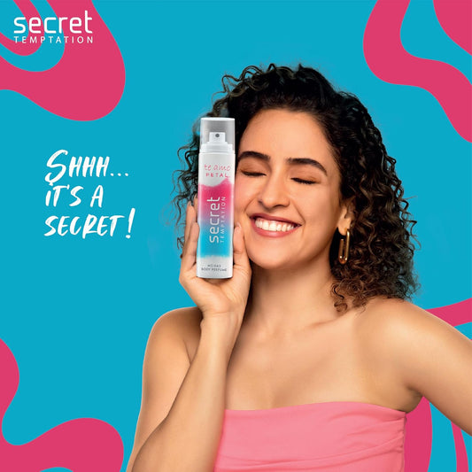 Secret Temptation Te Amo Petal No Gas Perfume Body Spray for Women, 120ml