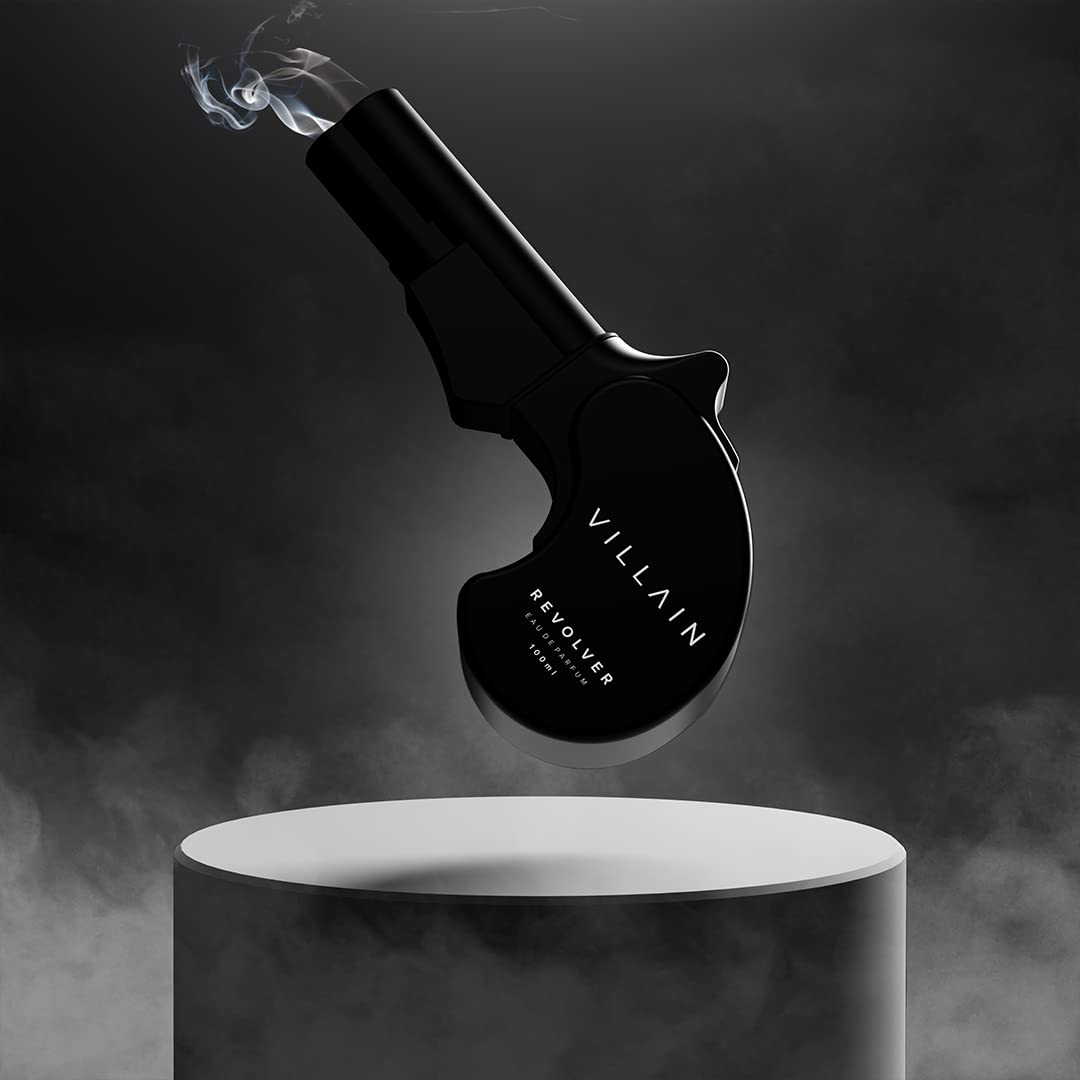 Villain Revolver Eau de Parfum for Men | Woody & Oriental Long Lasting Fragrance | Premium Perfume - 100ml Special Pack