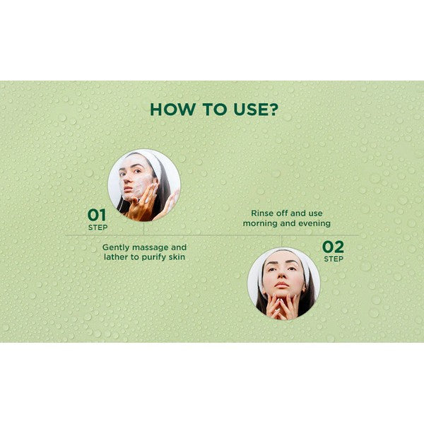 Biotique Rice Water & Niacinamide Gel Face Wash Removes Excess Oils & Reduce Blemishes of the Skin | Glass Skin | For Men & Women - 100ml