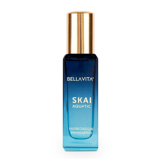 Bella Vita Skai Aquatic Eau De Cologne 20ml Fresh Unisex Perfume Bottle