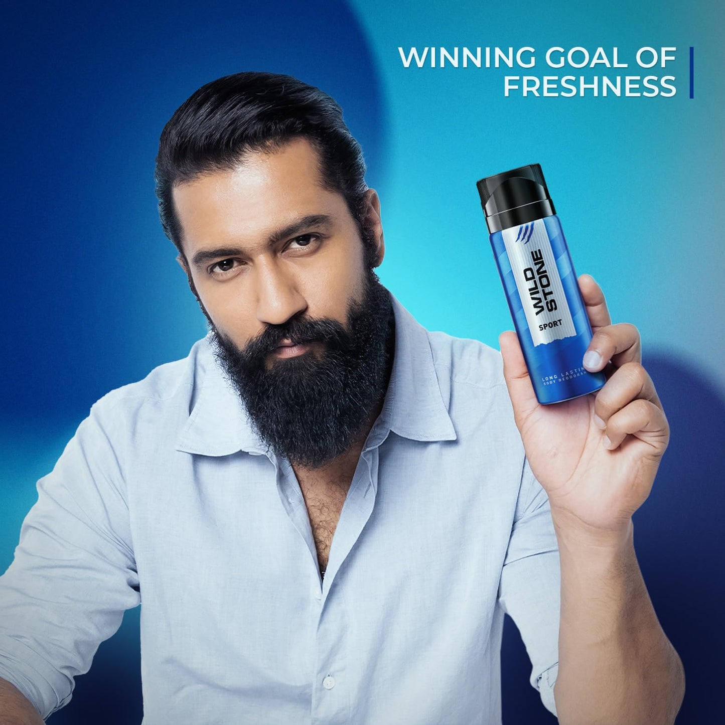 Wild Stone Sport Deodorant for Men, 150ml | Best Gym Deodorant | Perfect for Active Lifestyle | Everyday Body Spray for Men