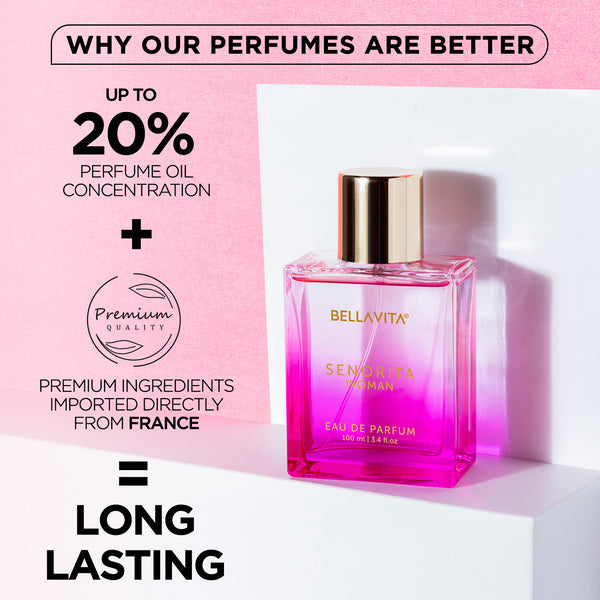 Bellavita Luxury Senorita Perfume For Women, 100ml