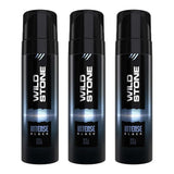 Wild Stone Intense Black No Gas Deodorants For Men Combo, Pack Of 3 (120Ml Each)