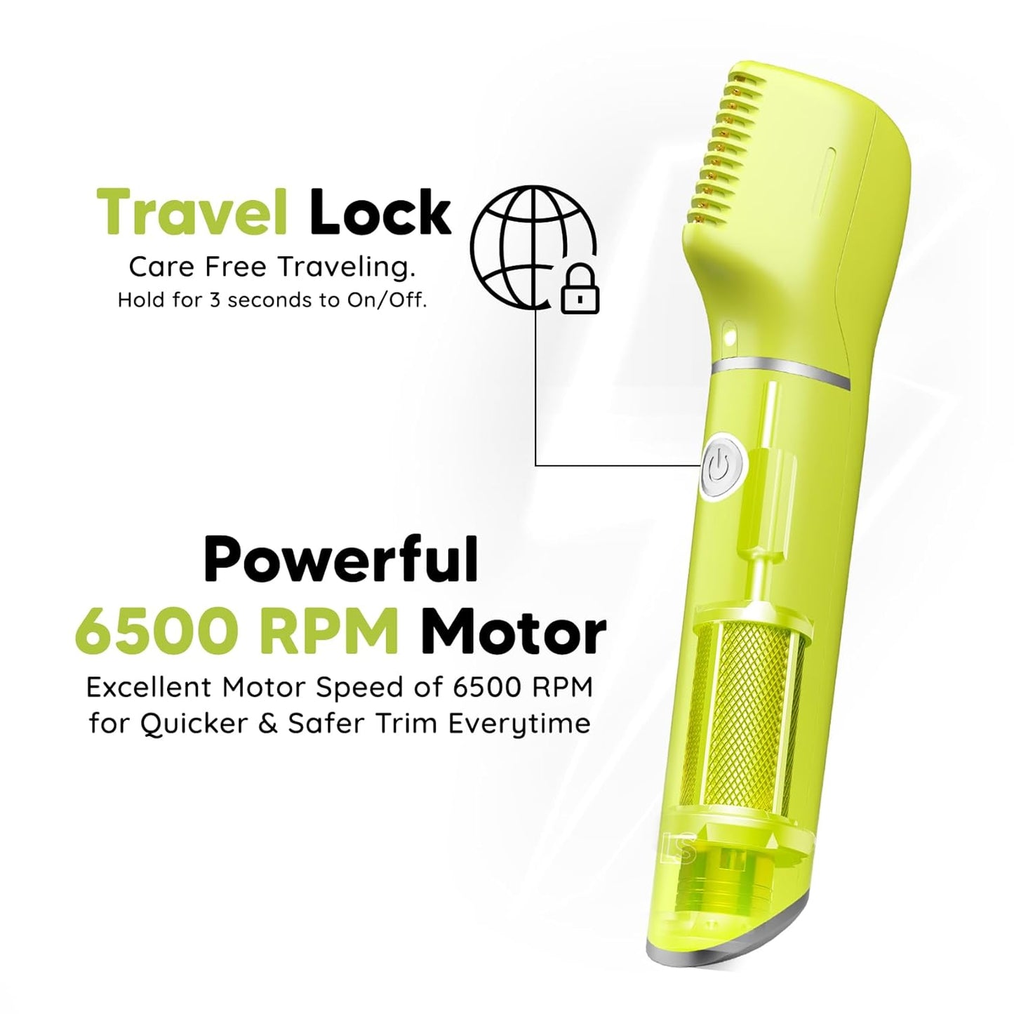 LetsShave Balls & Male Body Trimmer Plus | Waterproof Body Groomer for Men | Skin-Safe Ceramic Blade Technology