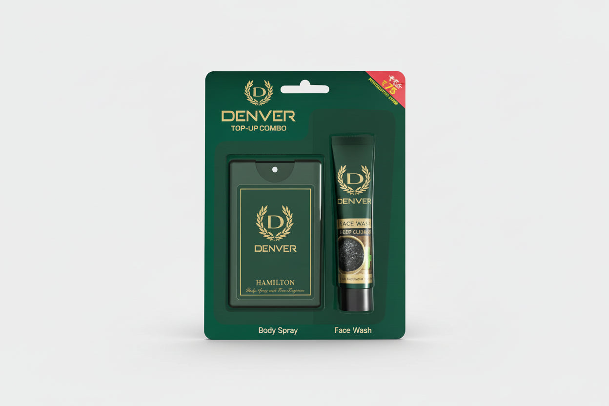 Men grooming combo 18ml perfume with 10gm face wash