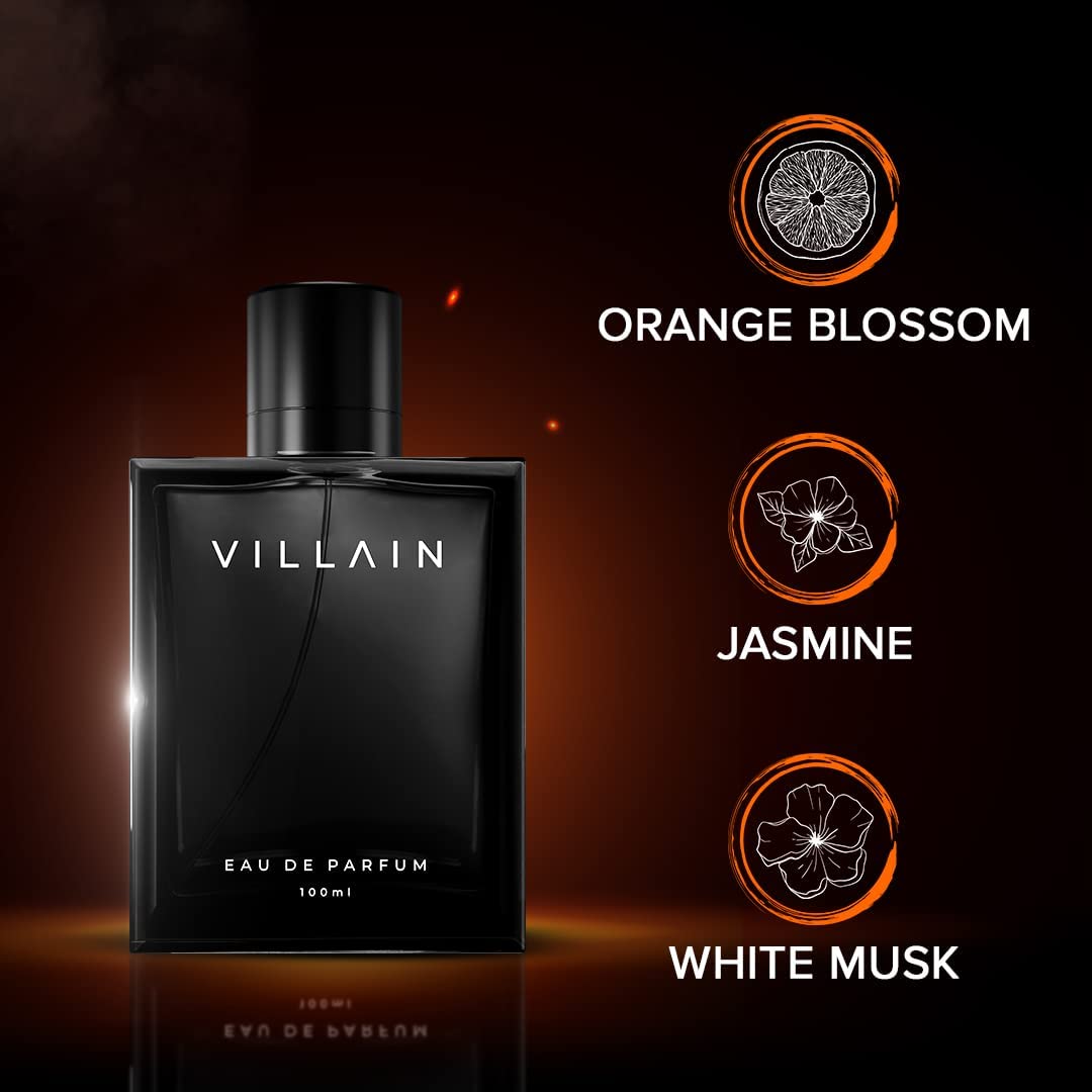 Villain Perfume For Men 100 Ml - Eau De Parfum | Premium Long Lasting Fragrance Spray | Woody & Spicy