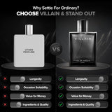 Villain Perfume For Men 100 Ml - Eau De Parfum | Premium Long Lasting Fragrance Spray | Woody & Spicy