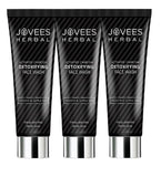 Jovees Herbal Activated Charcoal Detoxifying Face Wash For Deep Pore Cleansing, Oil Control, Removes Dirt & Impurities For All Skin Types 120ml (Pack Of 3)
