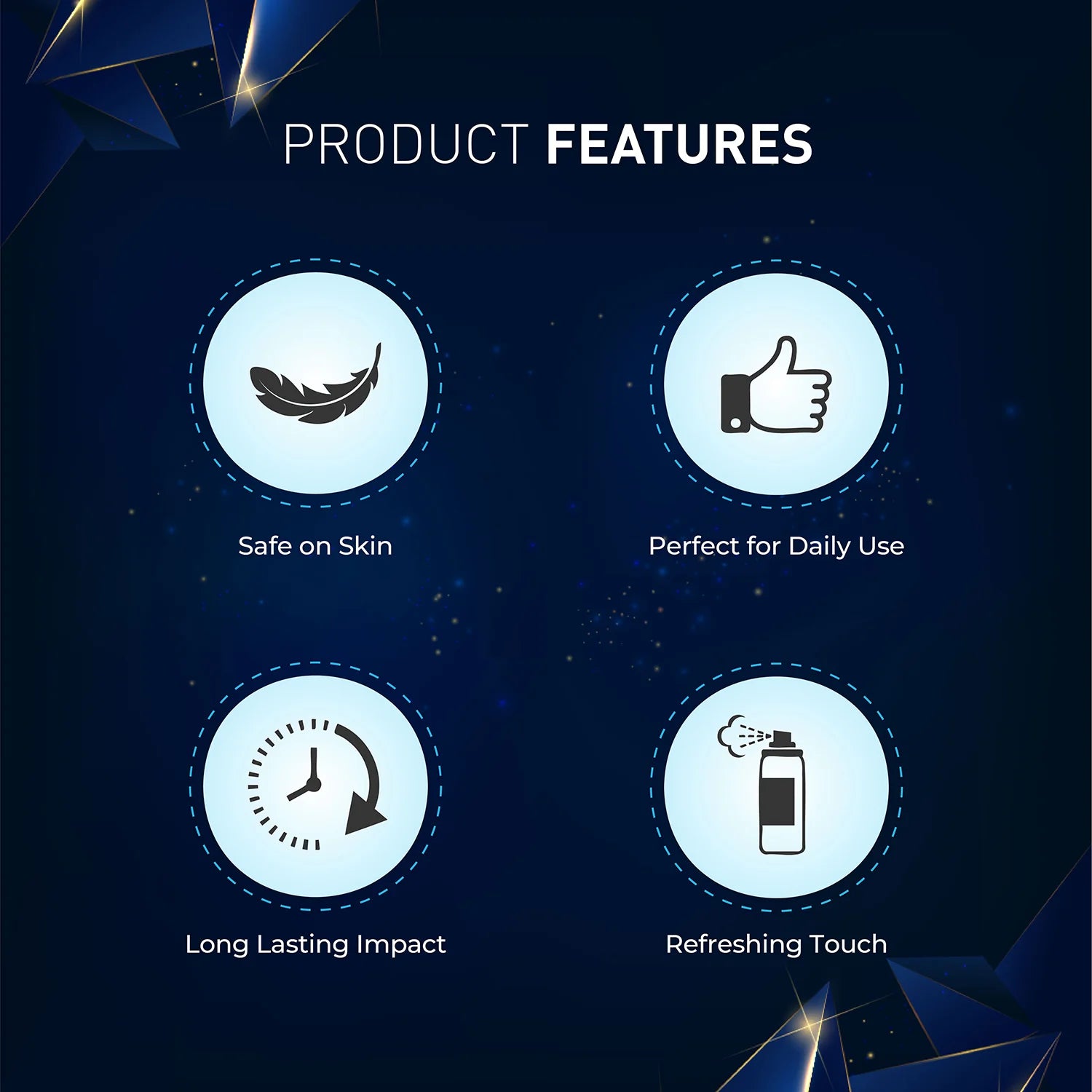 Set of 4 Envy Nano Club deodorant bottles – Compact and bold scent