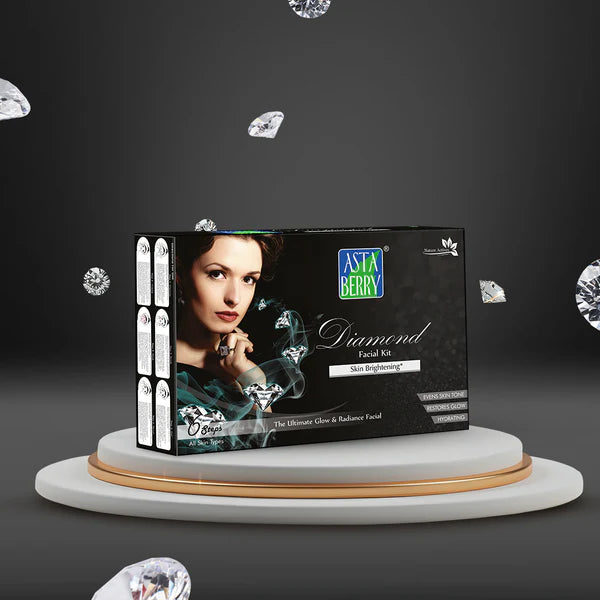 Diamond Facial Kit | 6 Steps | Gives Long-lasting Glow & Hydration