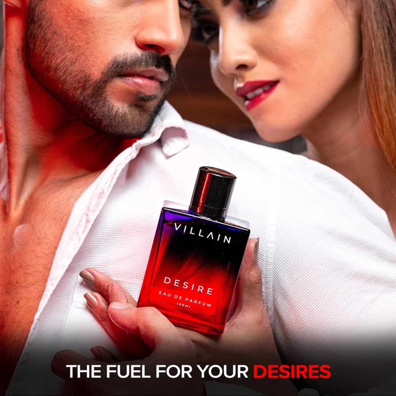 Villain Desire Perfume for Men | Vanilla, Amber & Patchouli | Long Lasting Premium Eau de Parfum - 100ml