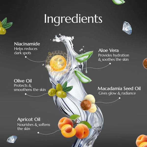 Diamond Facial Kit | 6 Steps | Gives Long-lasting Glow & Hydration