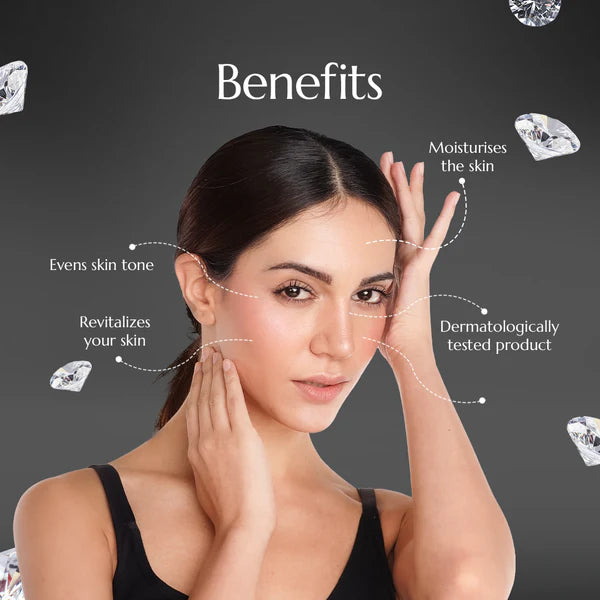 Diamond Facial Kit | 6 Steps | Gives Long-lasting Glow & Hydration