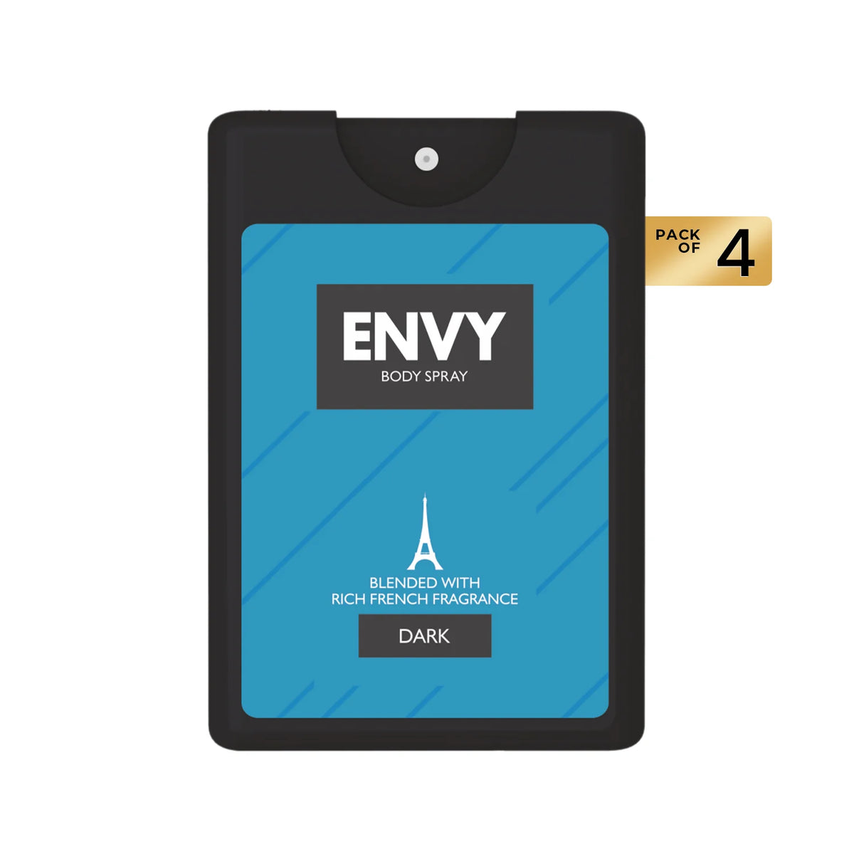 ENVY Dark Pocket Perfume for Men Combo Pack of 4 – 18ml each