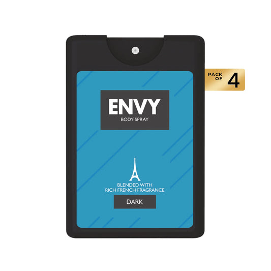 ENVY Dark Pocket Perfume for Men Combo Pack of 4 – 18ml each