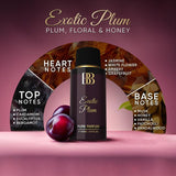 Bergamot Beaute EXOTIC PLUM Pure Parfum | Plum, Honey & Vanilla | 12+ Hrs Long Lasting Perfume for Women | Higher Concentration than EDP 100ML