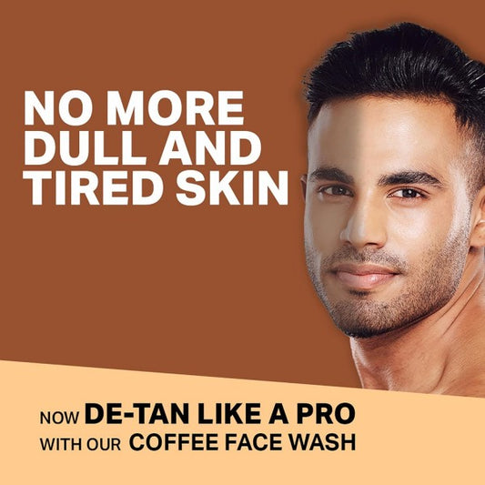 Bombay Shaving Company Coffee Face Wash for Men & Women - Deep-Cleanses, De-Tans & Blackhead Removal -50gm