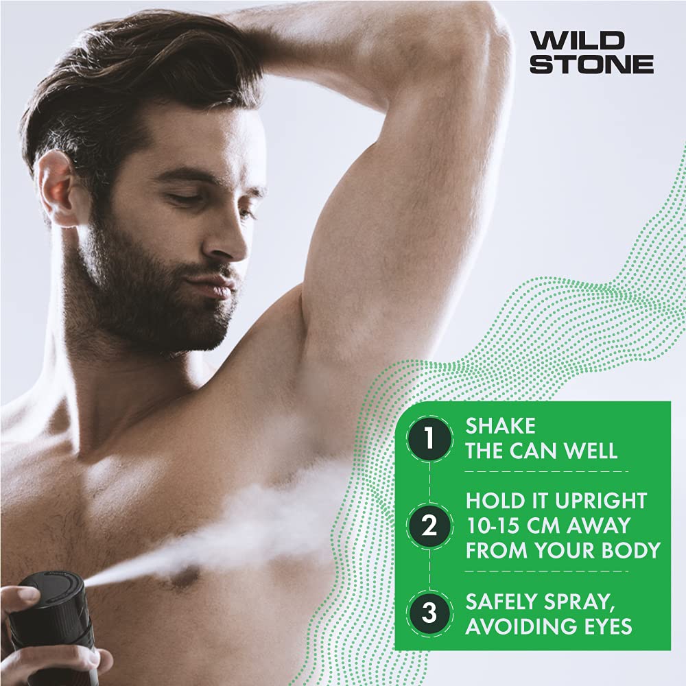 Wild Stone Forest Spice Deodorant For Men 150 ML (Pack of 3)