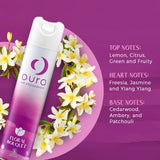 Oura Floral Bouquet Air Freshener, 220ml | Home Fragrance | Air Freshener Spray for every room | Eliminates Odor For Home & Office | Fine Fragrances | Long Lasting Room Freshener