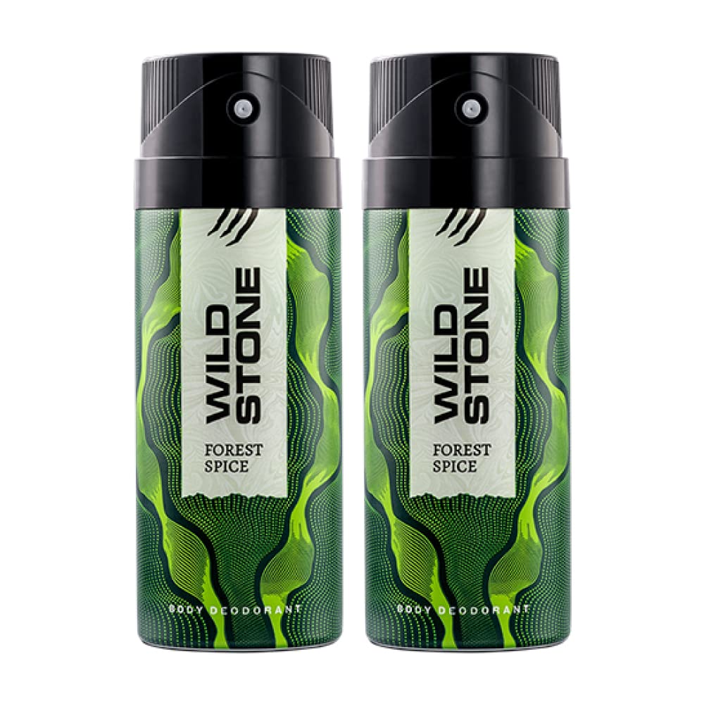 Wild Stone Forest Spice Deodorant For Men 150 ML (Pack of 2)