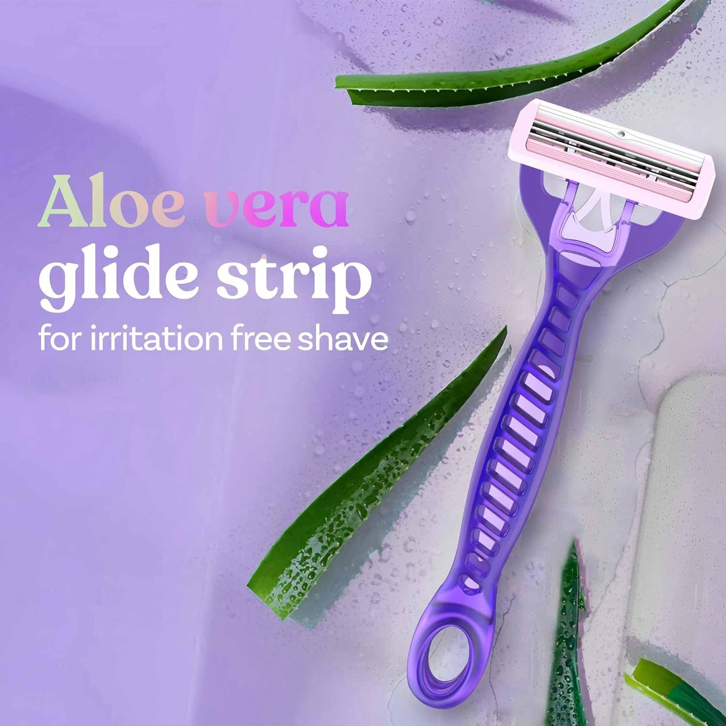 Bombae Disposable Flexi Body Razors for Women | Aloe Vera & Vitamin E | Smooth Shave for Arms, Underarms, Bikini Line & Legs