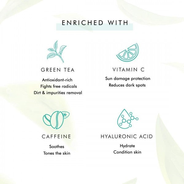 Mcaffeine Green Tea Face Wash-75ml