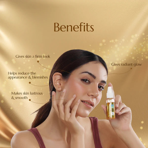 Gold Facial Kit | 6 Steps | 24 Carat Gold For A Radiant Glow Look