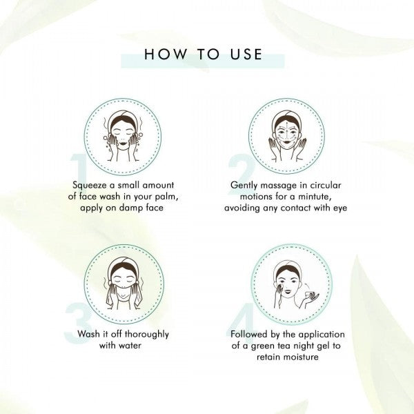 Mcaffeine Green Tea Face Wash-75ml