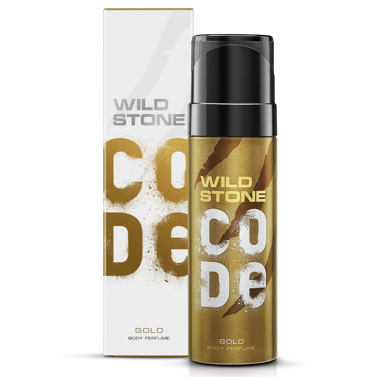 Wild Stone CODE Gold Fresh Scented Body Perfume for Men 120ml No Gas Deodorant
