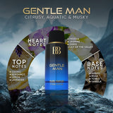 Bergamot Beaute GENTLE MAN Aquatic Pure Parfum | Bergamot, Musk & Vanilla | 12+Hrs Long Lasting Perfume for Men | Higher Concentration than EDP 100ML