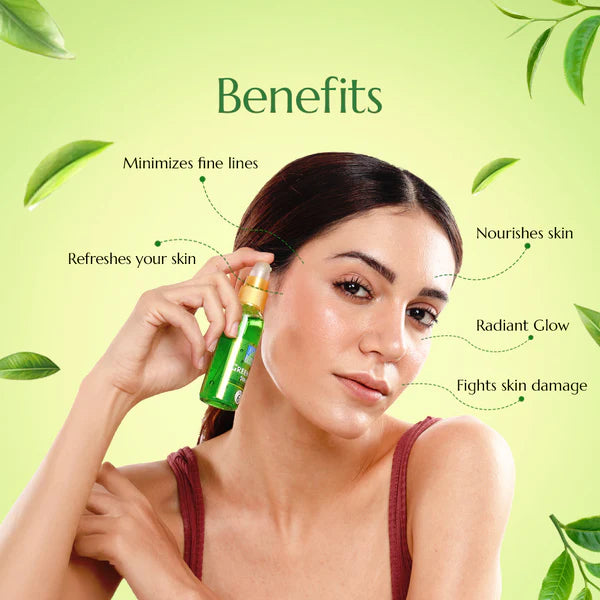 Green Tea Facial Kit | 6 Steps Fights Skin Damage & Gives a Brightning Glow