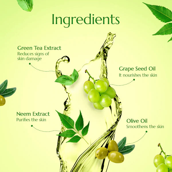 Green Tea Facial Kit | 6 Steps Fights Skin Damage & Gives a Brightning Glow
