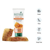 Biotique Honey Gel Soothe & Nourish Foaming Face wash | Soap Free Formula | Reduce Dryness | 100% Botanical Extracts | Suitable for All Skin Types | 100ml