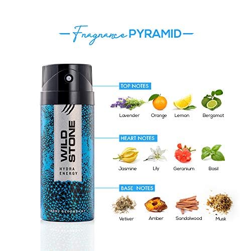 Wild Stone Hydra Energy Deo Body Spray for Men, 150ml