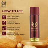 DENVER Honour Deo - 165ML Each (Pack of 2) | Long Lasting Deodorant Body Spray for Men