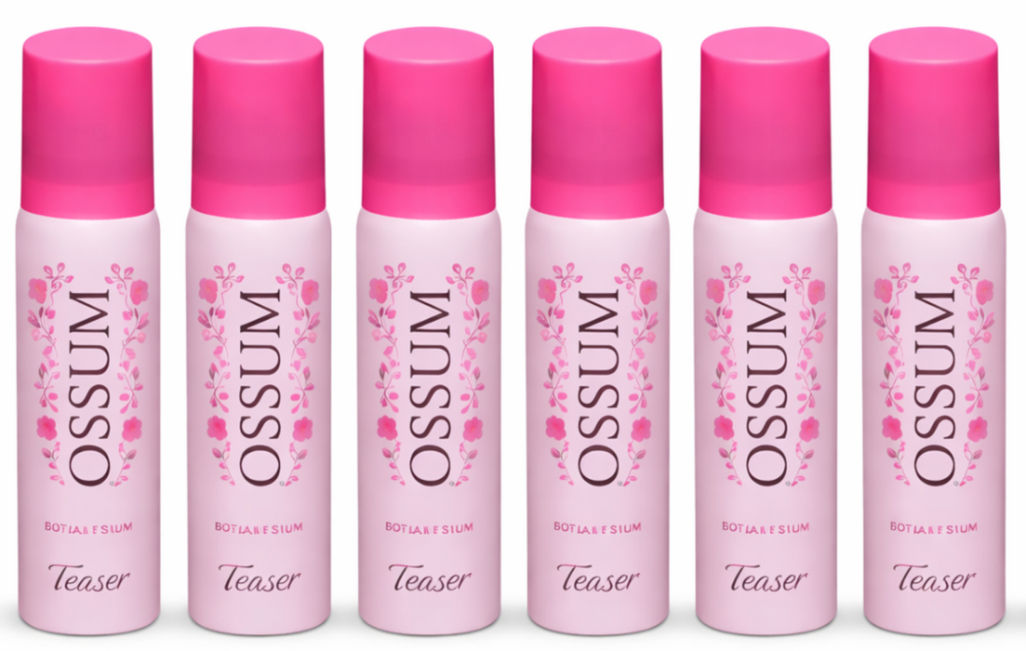 Ossum Teaser pocket perfume 25ml no gas spray combo pack of 6 for women