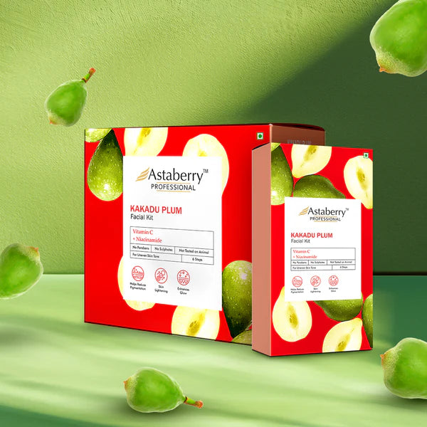 Astaberry Professional Kakadu Plum Facial Kit | 6 Steps | Set of 12 Kits