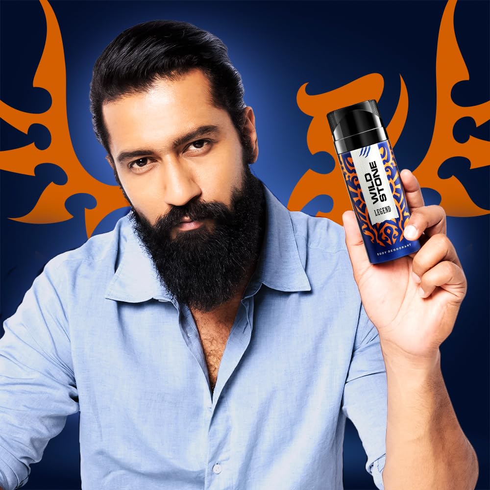 Wild Stone Legend Long Lasting Deo Body Spray For Men, 150ml (Pack of 2)