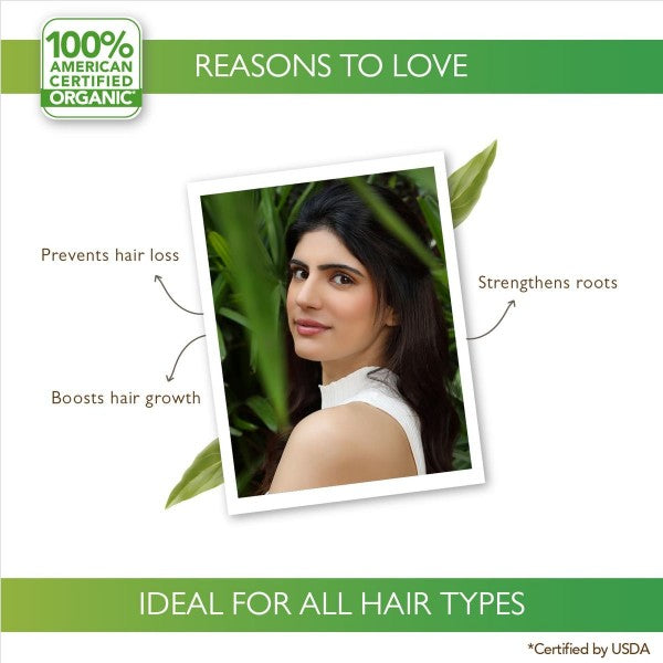 Organic Harvest Hair Loss Control Shampoo: Onion | Suitable for All Type Hair | 100% American Certified Organic, Sulphates & Parabens Free -250ml