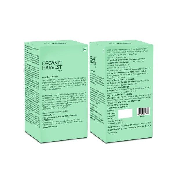 Organic Harvest Brightening & Lightening 6-step Facial Kit