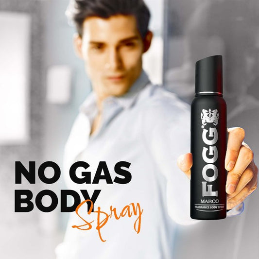 Fogg Marco Body Spray For Men, 120ml (Black)