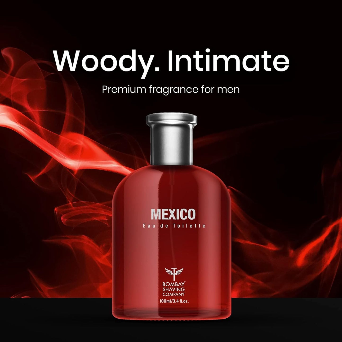 Bombay Shaving Company Mexico Perfume for Men 100ml | Woody Long Lasting Fragrance | Eau de Parfum | Gift for Men