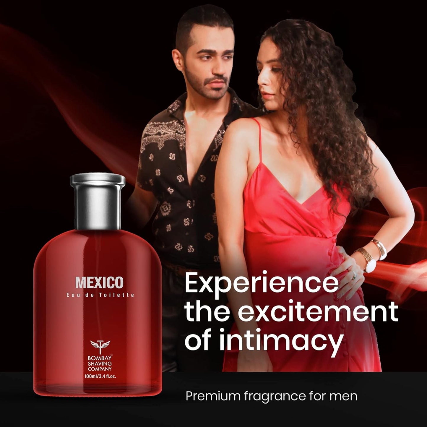 Bombay Shaving Company Mexico Perfume for Men 100ml | Woody Long Lasting Fragrance | Eau de Parfum | Gift for Men