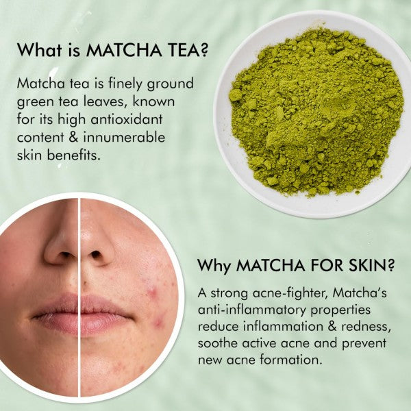 mCaffeine 2% Salicylic Acid Niacinamide & Matcha Tea Face Wash, 100ml