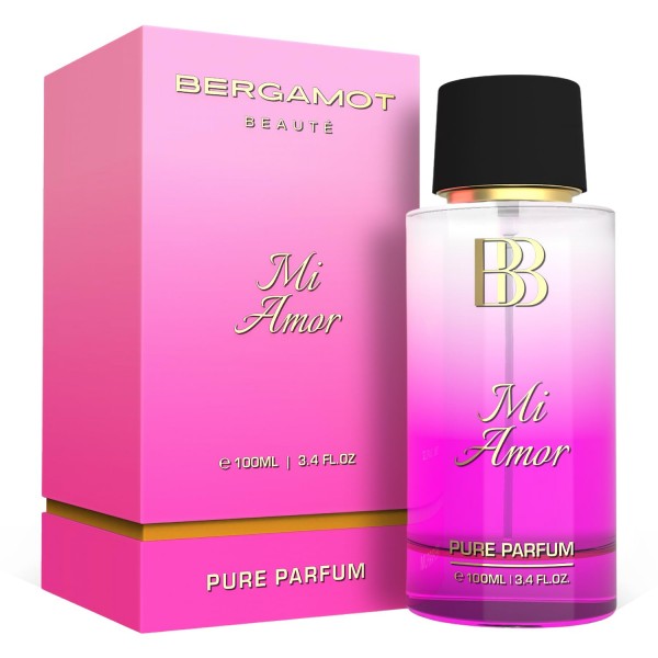 Bergamot Beaute  MI AMOR Pure Parfum | Pear, Rose & Cashmere | 12+ Hrs Long Lasting Perfume for Women | Higher Concentration than Eau De Parfum 100ML