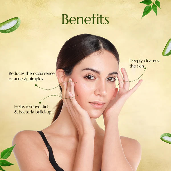 Astaberry Neem & TULSI Face Wash | Enriched with Neem, TULSII & Basil | Oil Control | 60ml
