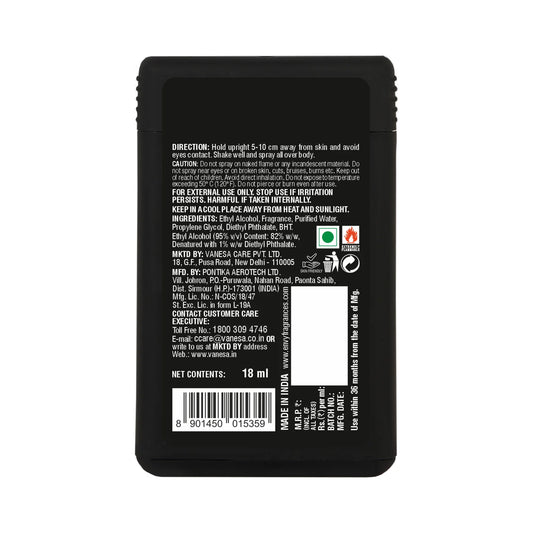 Travel-size Envy Noir Perfume – Pocket perfume for men