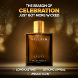 Villain Oud Luxury Masculine Perfume for Men Long Lasting Smell - 100 ml