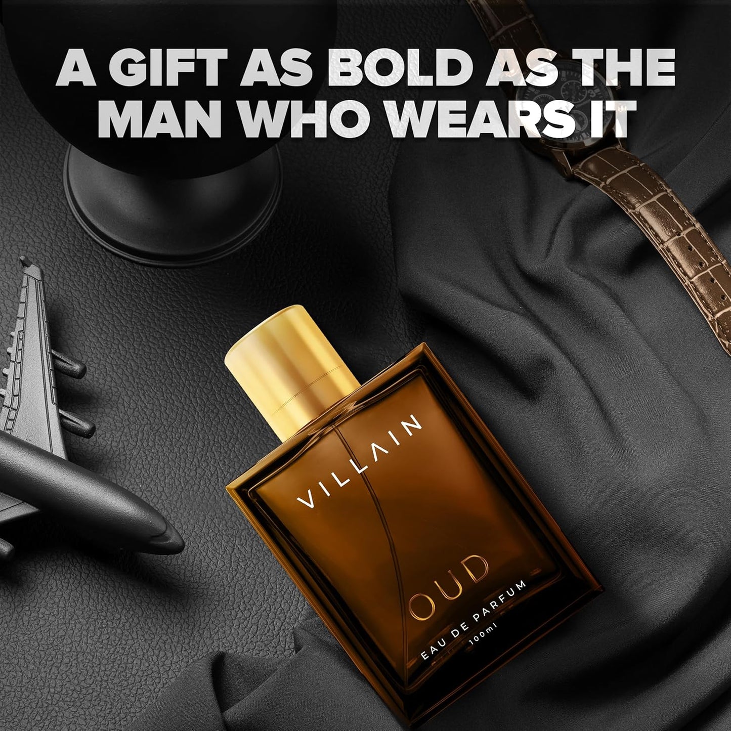 Villain Oud Luxury Masculine Perfume for Men Long Lasting Smell - 100 ml